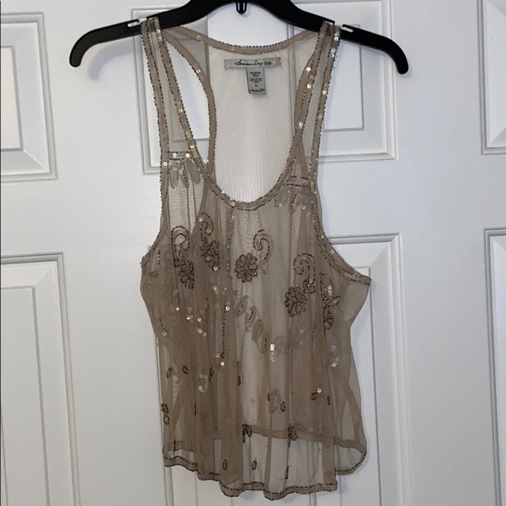 Embellished crop